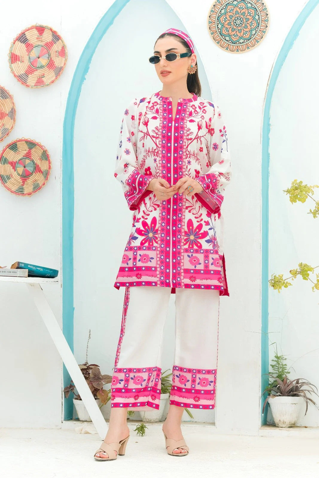 SAME PRINT 2 PC SET