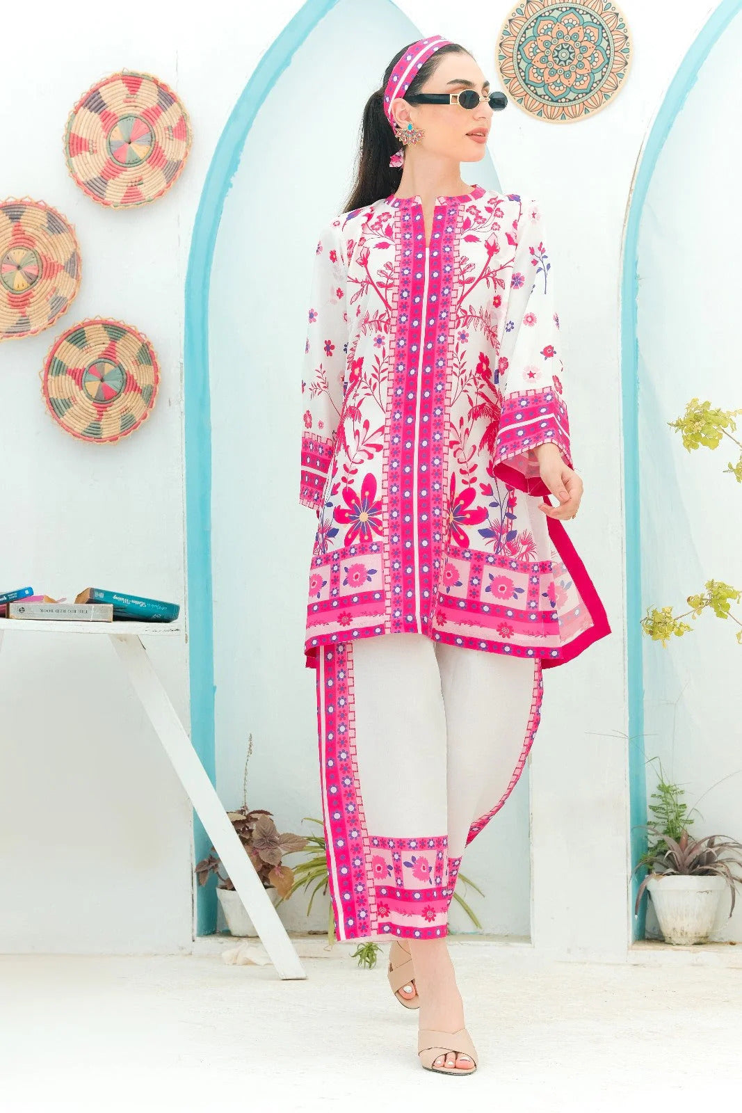 SAME PRINT 2 PC SET