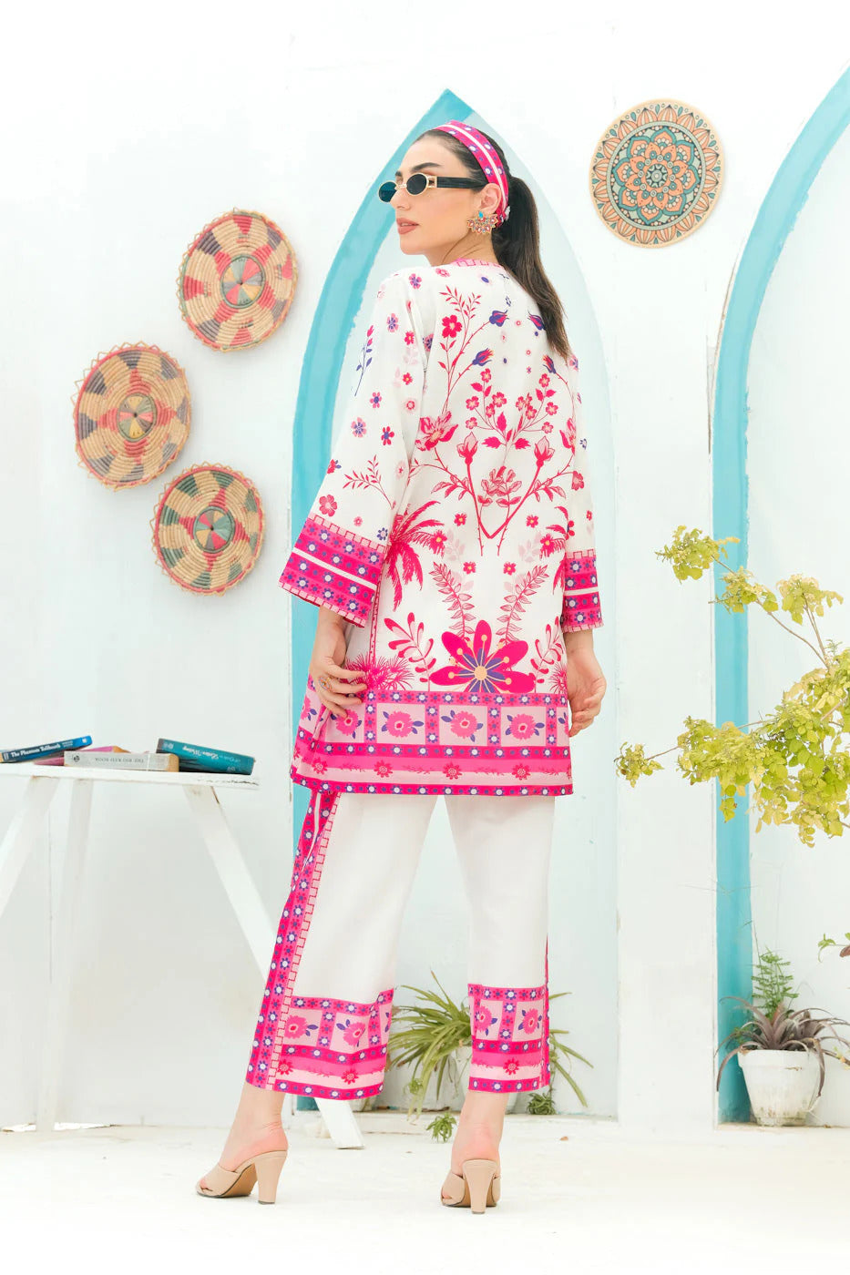SAME PRINT 2 PC SET
